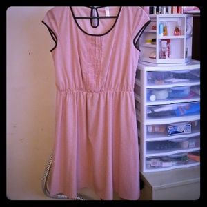 Pink Short Polka Dot Dress #30